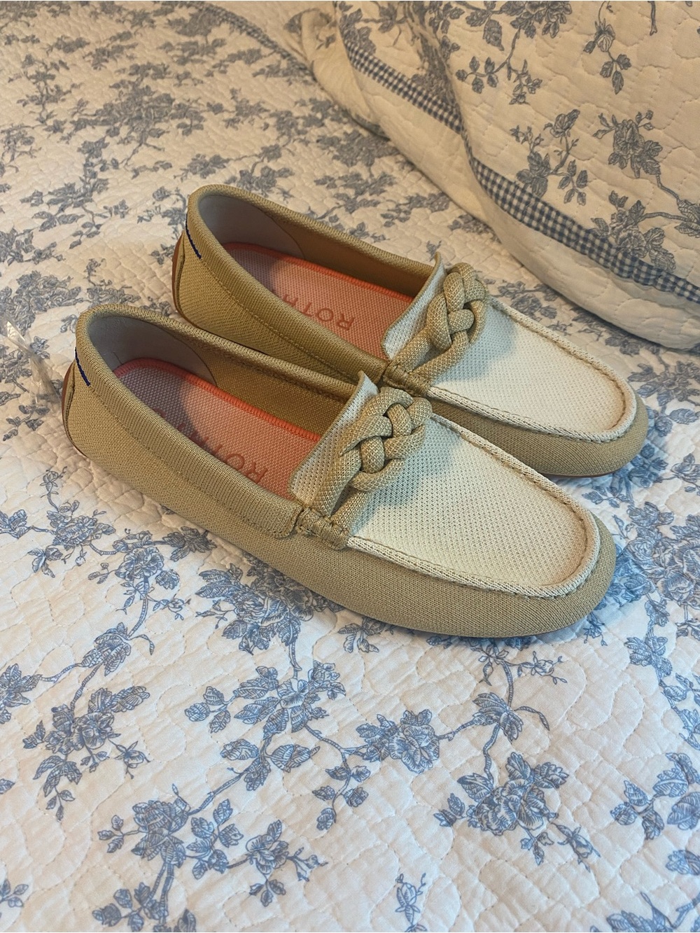 Rothy’s The Braid Driver Loafer Cappuccino Size 10